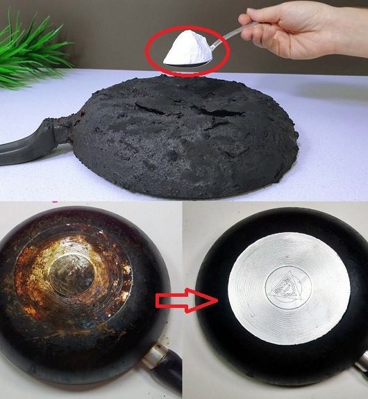 Fouled pans, how to clean them in a natural way