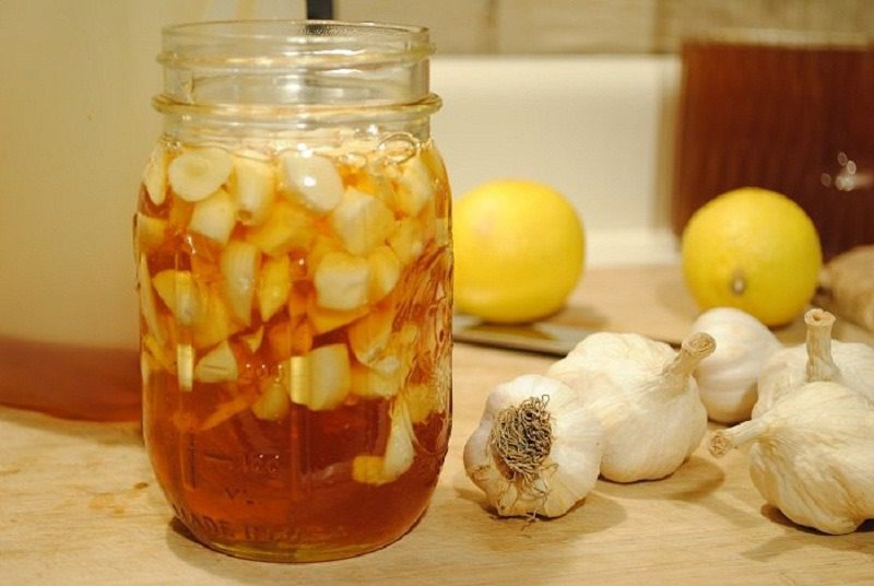 Eat garlic and honey on an empty stomach for 7 days.
